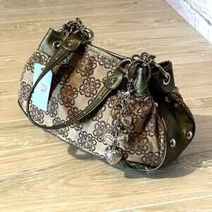 Kathy Van Zeeland Natural Army Saints Chain Shopper &  FOB Charms Nwt ~Vintage